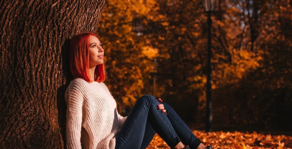 Servizio fotografico individuale autunnale a Praga